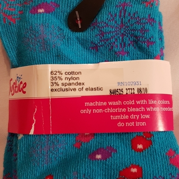 Justice girls socks & belt Accessories lot all are new - Picture 6 of 9